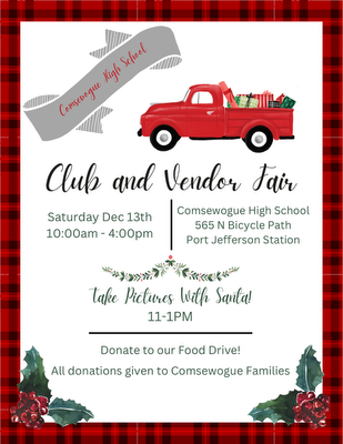 Comsewogue High School Club & Vendor Fair